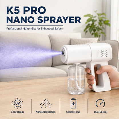 💨 50% RABATT!🔥 Kabellose Nano-Zerstäuber-Sprühpistole, feiner Nebel für Desinfektion, Pflanzenpflege und Kosmetik🦠