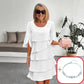 🎁 50 % RABATT! Elegantes, mehrlagiges Rüschenkleid für Damen – Müheloser Stil für jeden Anlass 💃