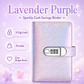 ✨ SparkleLock-Sparordner mit 3-stelligem Zahlenschloss – 100-seitiger Budget-Organizer zum Einstecken von Bargeld für Spar-Challenges, Geldziele und Geschenke 💖
