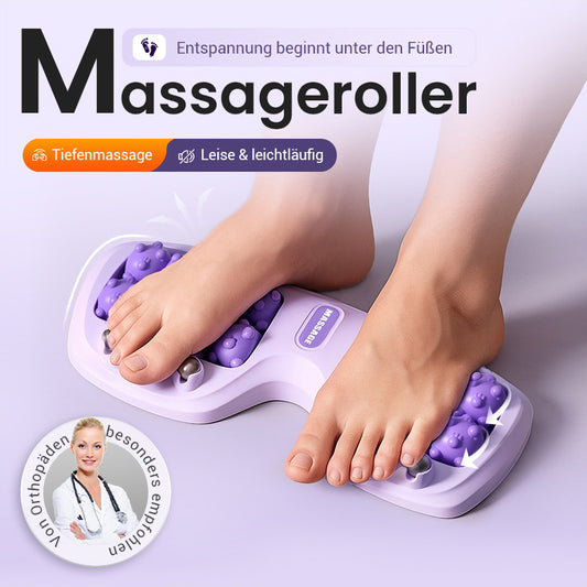 💜Tragbare Doppelfußmassagewalze💜