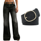 📢📢60 % Rabatt!! ⏰Retro-Jeans für Damen mit Taschen