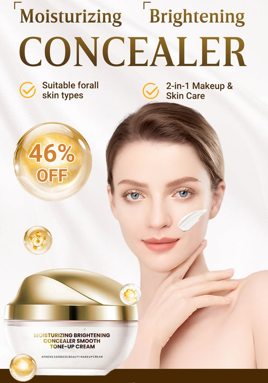 🔥Black-Friday-Mega-Angebot – 50 % Rabatt!🔥Feuchtigkeitsspendender, aufhellender Concealer, glättende Toning-Creme