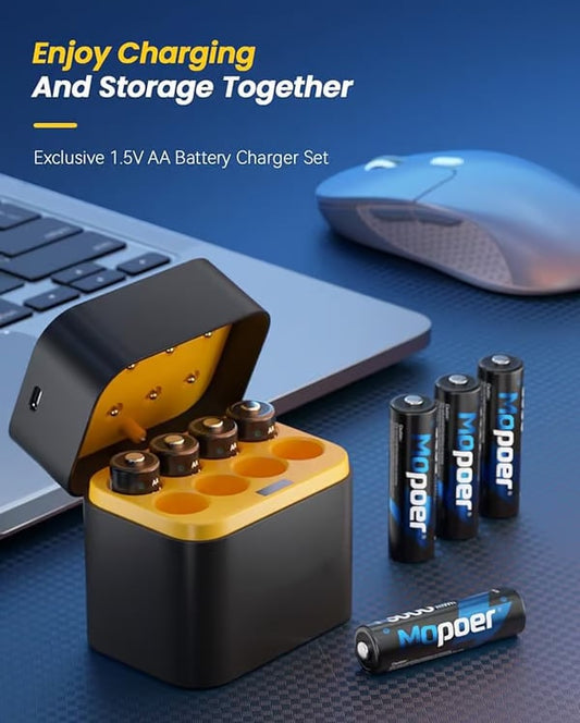📢 HOT SALE 50% Rabatt🔋Lithium-Ionen-Batterie mit integriertem Ladegerät💡Überladungsschutz