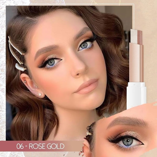 💘 50% Rabatt!💄 Zweifarbiger Lidschattenstift – Müheloser Gradient-Look in einem einzigen Strich!
