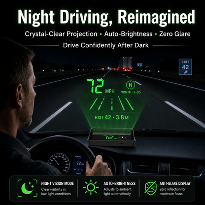 Head-Up-Display (HUD) Auto-GPS Digitaler Tachometer