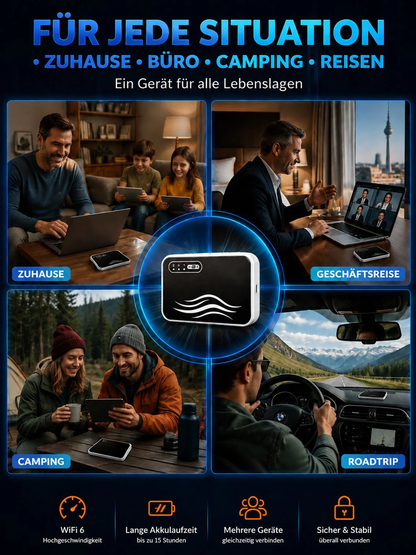 🥳2026 HEISSER VERKAUF🥳💞Über 50.000 verkauft!📶🌐 Mobiler Hotspot – Tragbares WLAN, überall volle Abdeckung. Kein Vertrag, keine Einrichtung. Bleiben Sie unterwegs verbunden! 📱✨