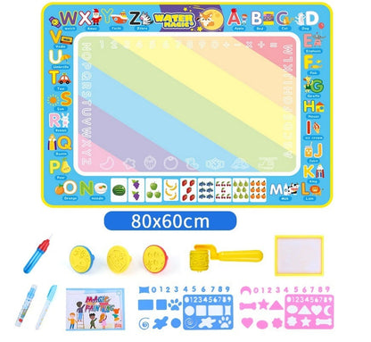 Wasser Doodle Matte, Aqua Malerei Zeichnung Matte Mess Free Learning Toy Mat