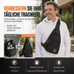 🎒3 KAUFEN 1 GRATIS -4 STÜCK✨ Wasserdichte Umhängetasche mit Mehreren Fächern - Verstellbarer Trageriemen für Täglichen Gebrauch und Reisen 🌧️💼