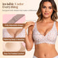 💗Zeitlich begrenztes Sonderangebot: 50 % Rabatt⚡ Über 50.000 verkaufte Exemplare💕 Jelly Wireless – Bequemer Bügel-freier BH für Damen, formender Bügel-freier BH, nahtloser T-Shirt-BH, Alltags-BH mit tiefem V-Ausschnitt