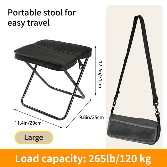 😍 50% Rabatt ULTRALEICHTER KLAPPHOCKER! 💎 Trägt 120kg & Passt in jeden Rucksack: Der perfekte Begleiter für Camping & Angeln
