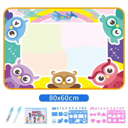 Wasser Doodle Matte, Aqua Malerei Zeichnung Matte Mess Free Learning Toy Mat