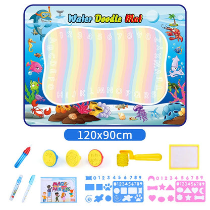 Wasser Doodle Matte, Aqua Malerei Zeichnung Matte Mess Free Learning Toy Mat