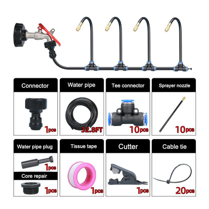 💦🌿 Smartes Sprinkler-Set – Verstellbare Düsen, flexibler Schlauch, 360°-Abdeckung 💧⚙️ Komplettset für Rasen & Beet, wassersparend, Dauerregen-Effekt. 50% RABATT – begrenzte Zeit!