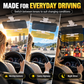 Universelle, entspiegelte HD-Sonnenblende für Auto – für Tag und Nacht