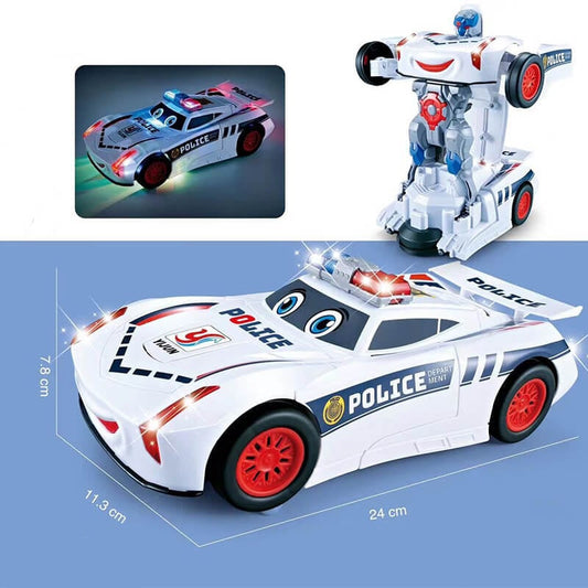 Heißer Verkauf 56% Rabatt🔥Elektrisches Universalverformungs-Polizeispielzeugauto