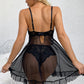 Feminine V-Neck Lace Camisole Pajamas Set