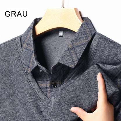 Zweiteiliges Langarm-Oberteil für Herren👔