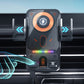 ⏰Intelligenter 2-in-1-Autotelefonhalter mit automatischer Drehfunktion und kabellosem Ladegerät⚡