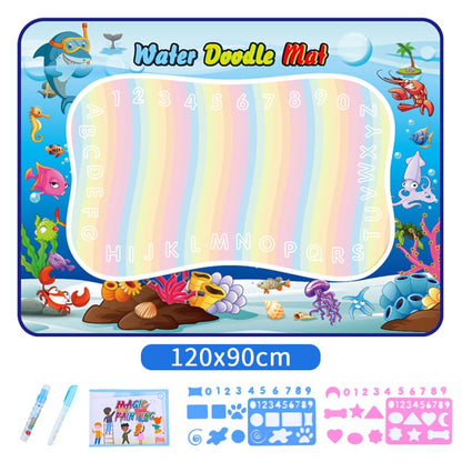 Wasser Doodle Matte, Aqua Malerei Zeichnung Matte Mess Free Learning Toy Mat