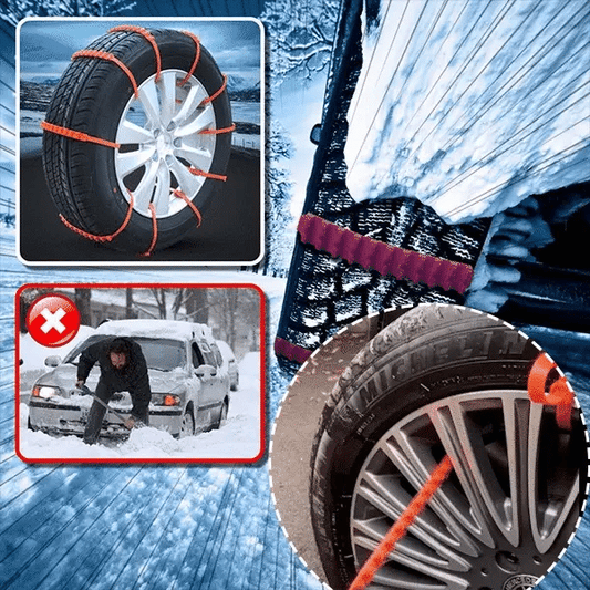 📢📢50 % Rabatt!! ⏰ Rutschfeste Schneeketten – Einfache Montage, Hoher Grip auf Eis/Schnee & Maximale Winter-Sicherheit ❄️