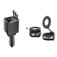 ⏳Zeitlich begrenztes Angebot: 50 % Rabatt⏰Schnelllade-Autoladegerät mit 7-in-1-Kabel, ausziehbarem Stecker und Spannungsanzeige – USB-C für Android & Lightning für Apple🔋📱