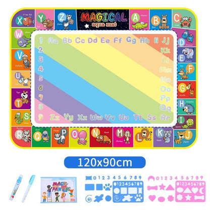 Wasser Doodle Matte, Aqua Malerei Zeichnung Matte Mess Free Learning Toy Mat