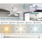 🔥Letzter Tag: 48% Rabatt!⏰🍃 Intelligenter Deckenventilator mit Licht, RGB-Beleuchtung und Bluetooth-Lautsprecher♨️❄️