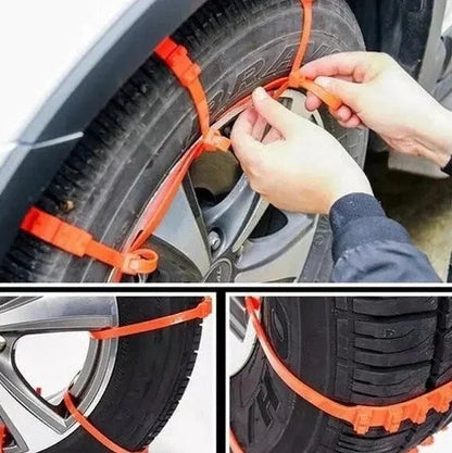 📢📢50 % Rabatt!! ⏰ Rutschfeste Schneeketten – Einfache Montage, Hoher Grip auf Eis/Schnee & Maximale Winter-Sicherheit ❄️