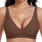 💗Zeitlich begrenztes Sonderangebot: 50 % Rabatt⚡ Über 50.000 verkaufte Exemplare💕 Jelly Wireless – Bequemer Bügel-freier BH für Damen, formender Bügel-freier BH, nahtloser T-Shirt-BH, Alltags-BH mit tiefem V-Ausschnitt