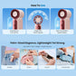 🌀Nur19.99€ diesen Sommer!!!💨Mini-Handventilator mit LED-Anzeige –👍5-stufiger Turbo-Ventilator im Taschenformat.✨Über USB aufladbar, schnelle Kühlung für Reisen und beim Schminken. Das perfekte Geschenk.  Tragbare Kühlung