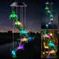 🦋✨ Solar-Windspiel „Vogelzauber“ – bunter Gartendeko 🕊️🌸 mit LED-Licht, wetterfest & endlos kreisend