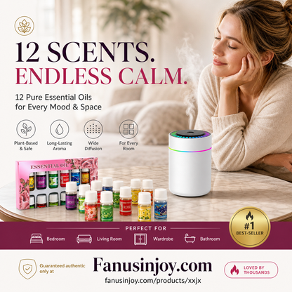 🔥Nur für kurze Zeit 50 % Rabatt!🎁🌺Der frische Duft hebt die Stimmung!🌷12er-Packung wasserlösliche ätherische Öle