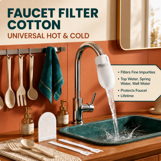 ⚡Über 50.000 verkauft! Fast ausverkauft – 💥⏰ Spritzschutzfilter für Küchenarmaturen zur Entfernung von Ablagerungen und Rost
