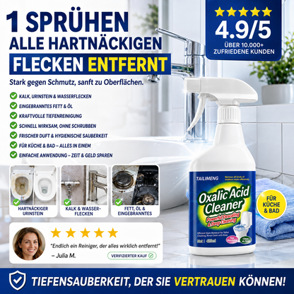 🛁 Multifunktions-Reinigungsspray gegen Urinstein, Kalk und Küchenfett