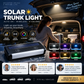 🔆 Solar-LED-Kofferraumleuchte für Autos – Automatischer Sensor, kabellos, 6 Farben, für SUVs und Fahrzeuge