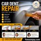 ✨️7 kaufen, 8 gratis! 🛠️Autodellen mühelos reparieren! 🚗Lackschadenfreier Klebestift zur Dellenreparatur für Autos