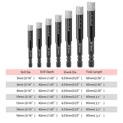 Zeitlich begrenzt 45%RABATT💕Hex Schaft Bohrer für Marmor/Fliese/Stein🛠️