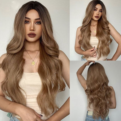 💘 Valentinstagsangebot: 50% Rabatt!💇 Wunderschöne lange Lockenperücke – Natürlich, bequem & verstellbar!