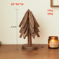🧑‍🎄Heißer Weihnachtsverkauf🎄Isolierte Untersetzer Massivholz-Weihnachtsbaum-Untersetzer