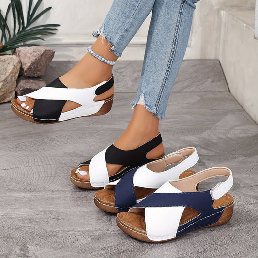 💥Begrenzte Zeit 52% Rabatt💥【EU 36-43】Casualowe zehenoffene Strandsandalen