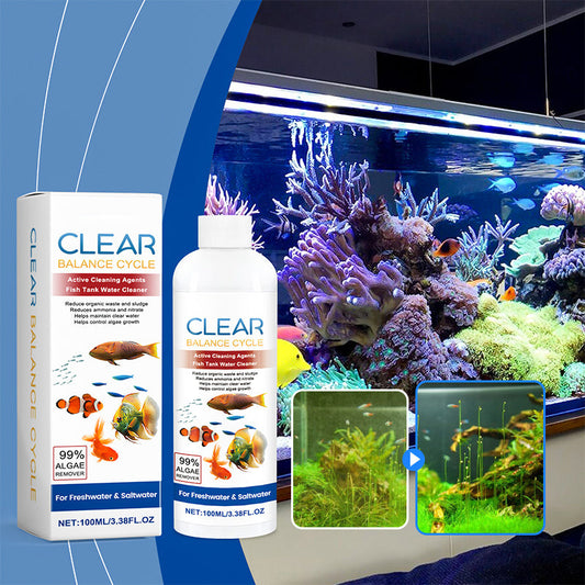 🐠 Wasserklärer für Aquarium – Reduziert Trübung & unterstützt klares Wasser