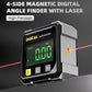 💥 50 % SPAREN! Magnetischer 4-Seiten-Winkelmesser mit Laser – Nur für kurze Zeit 🛠️