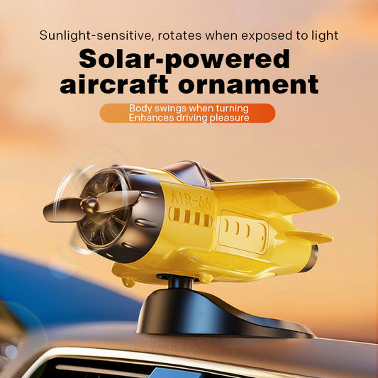 🎁2026 Limited Time Sale - 50% OFF🔥Solarbetriebene Auto-Ornamente in Flugzeugform