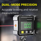 Magnetischer digitaler Winkelmesser mit Doppellaser und wiederaufladbarem 360°-Sensor – ideal für Holzbearbeitung und Baumaschinen – mit Absolut- und Relativmodus, gut ablesbarem Display und einfacher Bedienung.