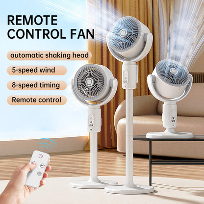 Standventilator mit Fernbedienung: 20dB leise, 30m Wurfweite | Jetzt 50% Rabatt