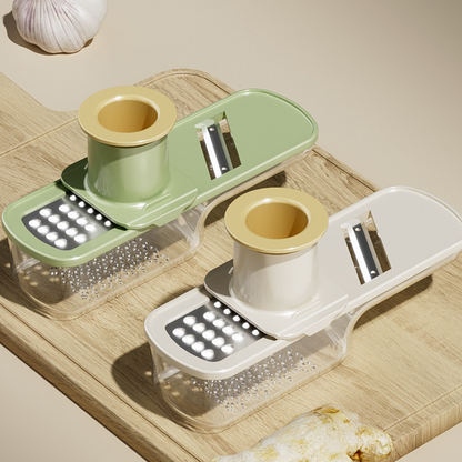 🔥Solange der Vorrat reicht 50 % Rabatt!🎉3-in-1-Mandoline-Hobel mit Behälter