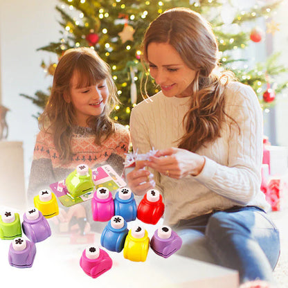 🔥Begrenzte Stückzahl verfügbar 50 % Rabatt🔥✨ DIY-Lochstanz-Set für Kinder - Erstelle niedliche Formen 🎁📏