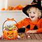 💥  🎃 Halloween-Geschenktüten – 10 Stück, transparentes Kürbis-Design. Mit Reißverschluss & stabilem Henkel. PP-Material. Perfekt für Trick-or-Treat & Party-Goodies 🍬