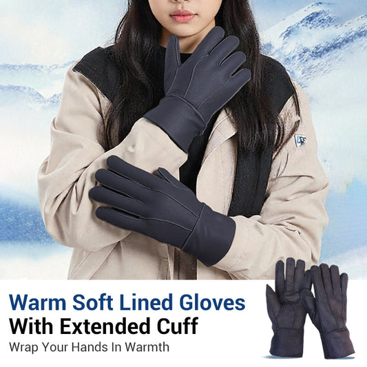 🔈50% Rabatt🧤Warme, weich gefütterte Handschuhe mit verlängerter Stulpe🔥
