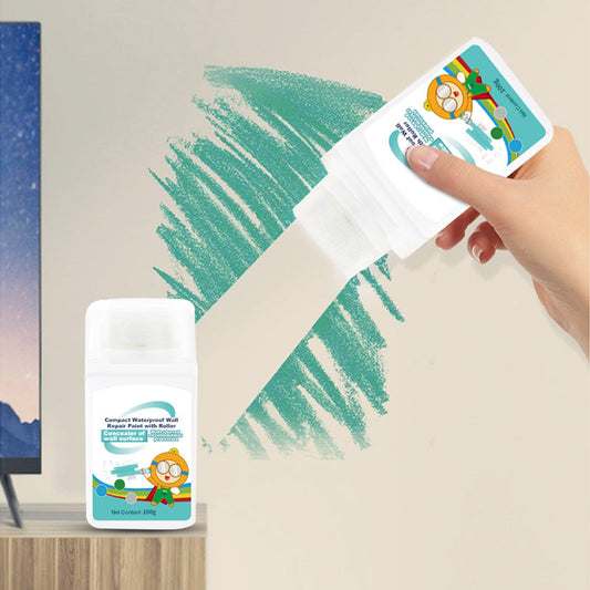 Kompakte wasserfeste Wandreparaturfarbe mit Rolle